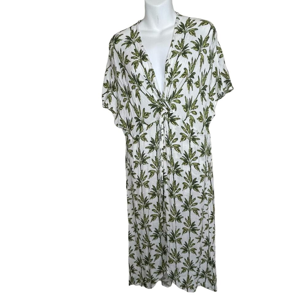 Show‎ Me Your Mumu Get Twisted Maxi Dress Size S Green Palm Coastal Grannycore